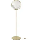 Gubi Multi-Lite Vloerlamp White Semi Matt | Brass