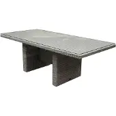 AVH-Collectie Menorca dining tuintafel 220x100xH75 cm wit grijs