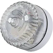 Alarmsysteemexpert Professionele flitser, laag model. Wit flitslicht
