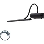 QAZQA Design wandlamp zwart 32 cm incl. LED met dimmer - Tableau