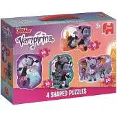 Jumbo legpuzzel Vampirina 4 in 1 68 stukjes