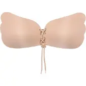 Hunkemoller Push-up Plak Bh met vleugel Beige Dames | Maat: A