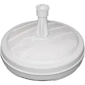 Lifetime Garden Parasolvoet wit - rond plastic 13ltr