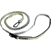 EQDOG Jogging lijn - hardloop lijn Hond - Lichtgrijs/geel