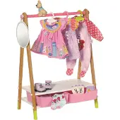 Baby Born - Kledingrek - Poppenkleertjes - Incl kledinghangers