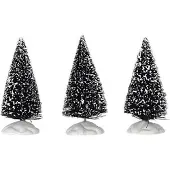 Lemax Kerstdorp accessoire | | Bristle Tree | Set van 3
