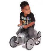 Goki Retro Loopauto Zilver
