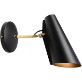 Northern Birdy Wandlamp Black | Brass