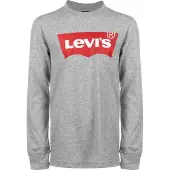 Levi's Kids T-shirt LIGHT BRIGHT MEET & GREET met logo wit/rood Meisjes Katoen Ronde hals - maat 110