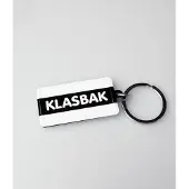 Paper Dreams Sleutelhanger Klasbak 13,5 X 4,5 Cm Staal Zwart/wit
