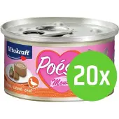 Vitakraft - Kat natvoer - Poesie - Eend - 20 x 85gram