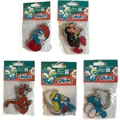 Puppy 5 metalen smurfen sleutelhangers - Gargamel - Azrael - Grote smurf - Smurfin - Gewone smurf
