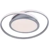 LUCANDE Plafondlamp , Noud, dimbare, Metallic, Slaapkamer, Metaal, Modern