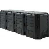 Deuba Compostbak Zwart 1600L