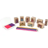 Melissa & Doug Houten Prinses Stempelset
