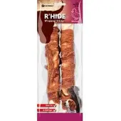 Flamingo hondensnack R'hide duck wrapped stick 40mm 25cm 2st 240gr. Let op: 1 zakje met 2 stuks!