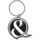 Rock Off Of Mice & Men - Ampersand Sleutelhanger - Zwart/Wit