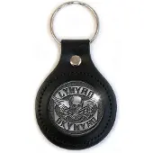 Rock Off Lynyrd Skynyrd - Biker Logo Sleutelhanger - Zwart/Zilverkleurig