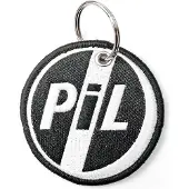 Rock Off PIL Public Image Ltd - Circle Logo Sleutelhanger - Zwart/Wit