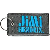Rock Off Jimi Hendrix - Stencil Logo Sleutelhanger - Zwart