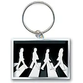 Rock Off The Beatles - Abbey Road Crossing Sleutelhanger - Zwart/Wit