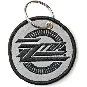 Rock Off ZZ Top - Circle Logo Sleutelhanger - Grijs/Zwart