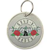 Guns n' Roses - Silver Circle Logo Sleutelhanger - Grijs