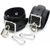 Rimba Bondage Play - Enkelboeien Met hangsloten En 2 karabijnhaken