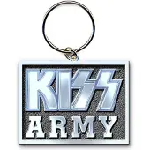 Rock Off Kiss - Army Block Sleutelhanger - Zilverkleurig