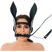 Rimba - Paardenbit gag Met teugels En oren Voor pony play
