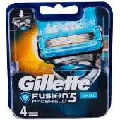 Gillette Fusion Proshield Chill Scheermesjes - 4 stuks