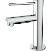 Best design Toiletkraan chroom-ribera uitloop recht 14 cm 1-hendel chroom