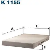 FILTRON K 1155 Interieurfilter