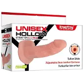 Lovetoy Unisex strap-on voorbind dildo met harnas - 16,5 cm