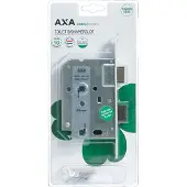 Axa Deurslot 7165 - voor toilet/badkamer TL63-8 - Slot voor binnendeuren met sleutels - RVS Voorplaat - Incl. sluitplaat en bevestigingsmiddelen