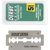 Derby Extra Razor double edge scheermesjes - 5 Stuks