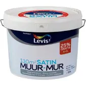 Levi's Mur & Plafond - Satin - Wit - 8L + 2L