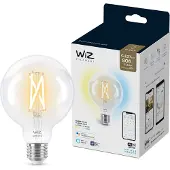 WiZ Connected WiZ Globe Filament - Lumière Blanche Chaude à Lumière Blanche Froide - E27 - Transparent