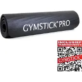 Gymstick fitnessmat NBR Zwart - Met Online Trainingsvideo's