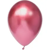 Haza Chrome Ballonnen Roze - 50 Stuks