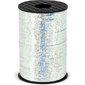 Party Deco Polyband Holografisch Zilver - 225m
