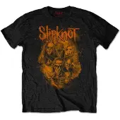 Slipknot T-Shirt We Are Not Your Kind Design orange Homme Noir - Taille L