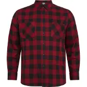 Urban Classics Overhemd bourgogne / zwart