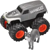 Wild republic speelset truck en wolf junior grijs 2 delig