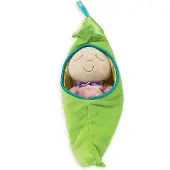 Manhattan Toy knuffel Snuggle Pods Sweet Pea 15 cm pluche groen