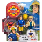 Simba Brandweerman Sam Speelfiguren - Sam & Trevor