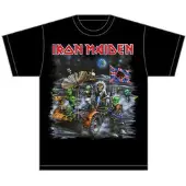 Rock Off Iron Maiden Heren Tshirt -L- Knebworth Moon Buggy Zwart