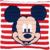 Vervaco - Spansteekkussen kit - Disney Mickey Mouse - PN-0169220 - Borduren - Borduurpakket - Borduurpakket volwassenen - Borduurpakket kind