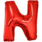 Espa - Rode aluminium letter ballon - Rood