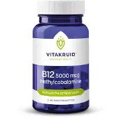 Vitakruid 2x B12 5000 mcg methylcobalamine (60 smelttabletten)